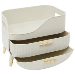 Organiseur, l.26 cm, Beige