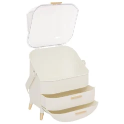 Organiseur, L.25 cm, Beige