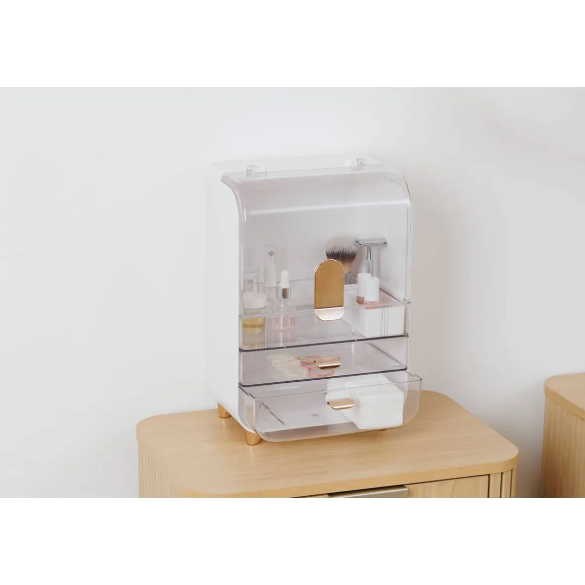 Organiseur, L.8,9 cm, Blanc