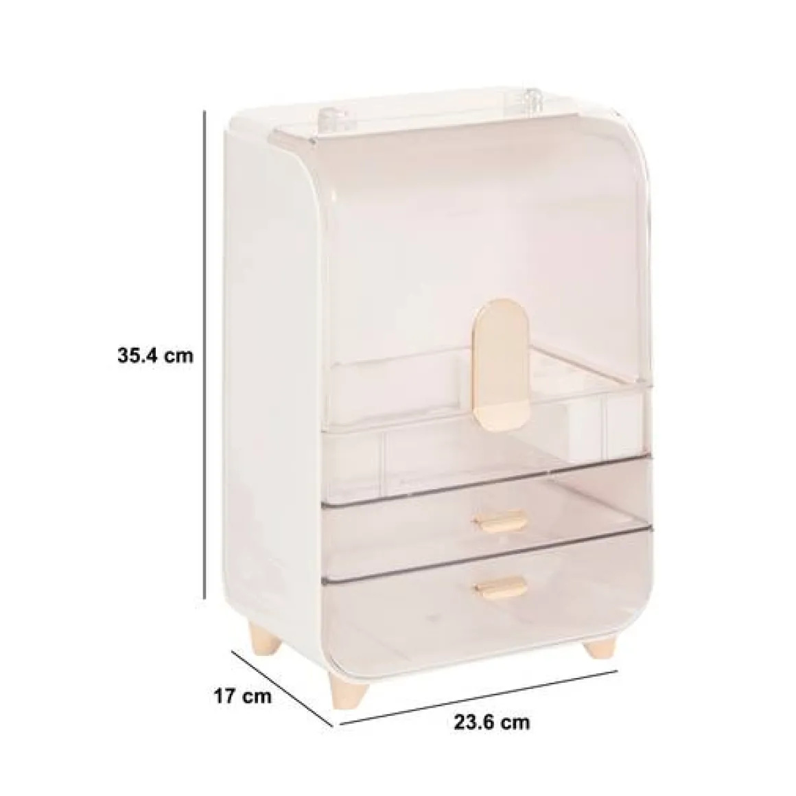 Organiseur, L.8,9 cm, Blanc