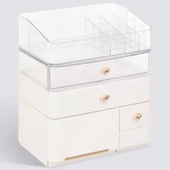Organiseur, l.23 cm, Blanc