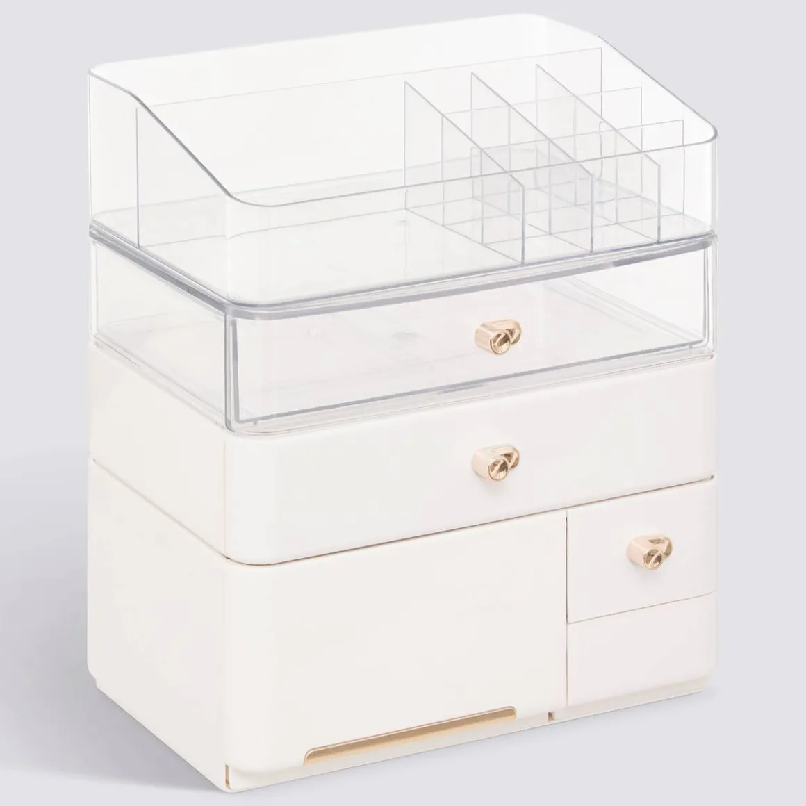 Organiseur, l.23 cm, Blanc