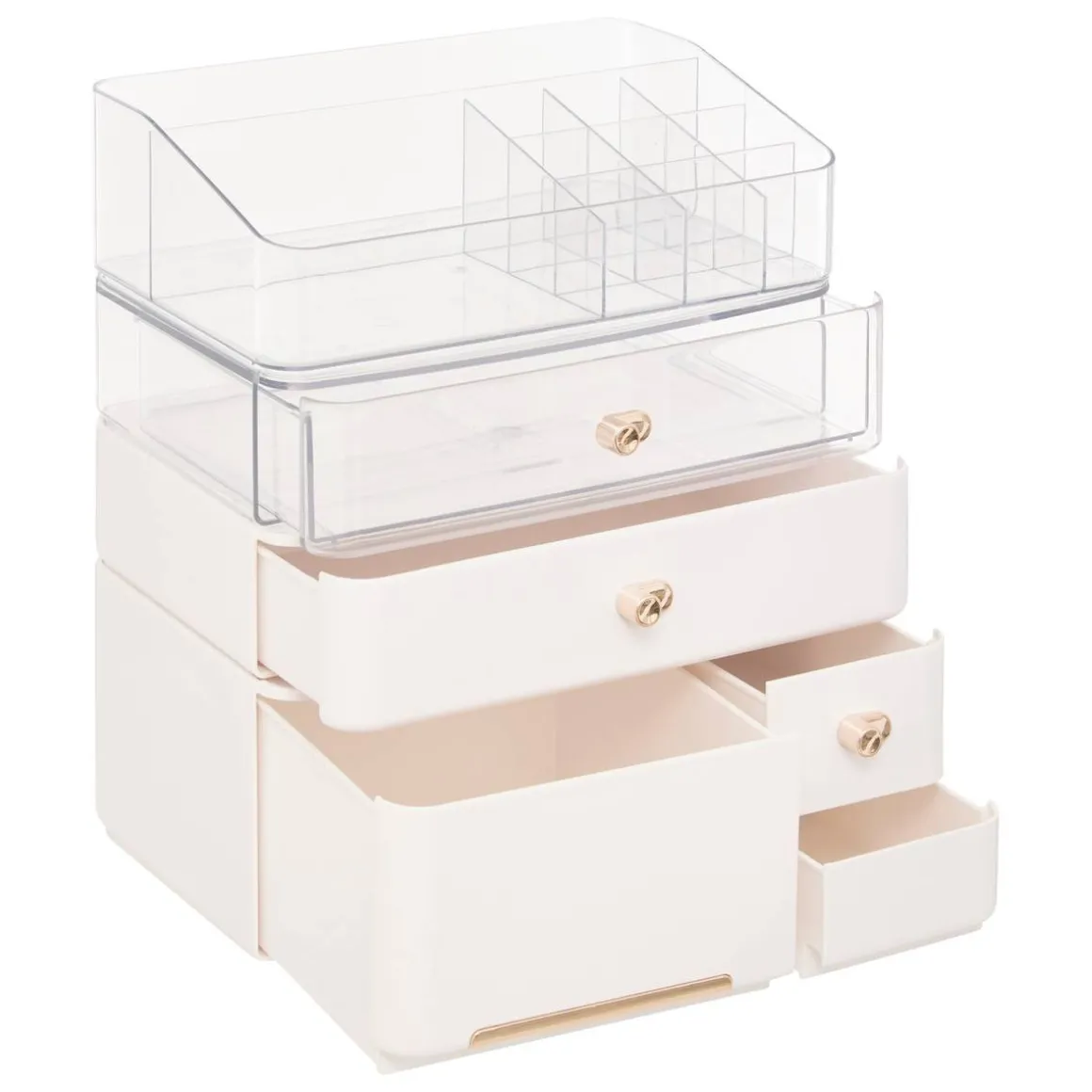 Organiseur, l.23 cm, Blanc