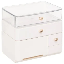 Organiseur, l.23 cm, Blanc