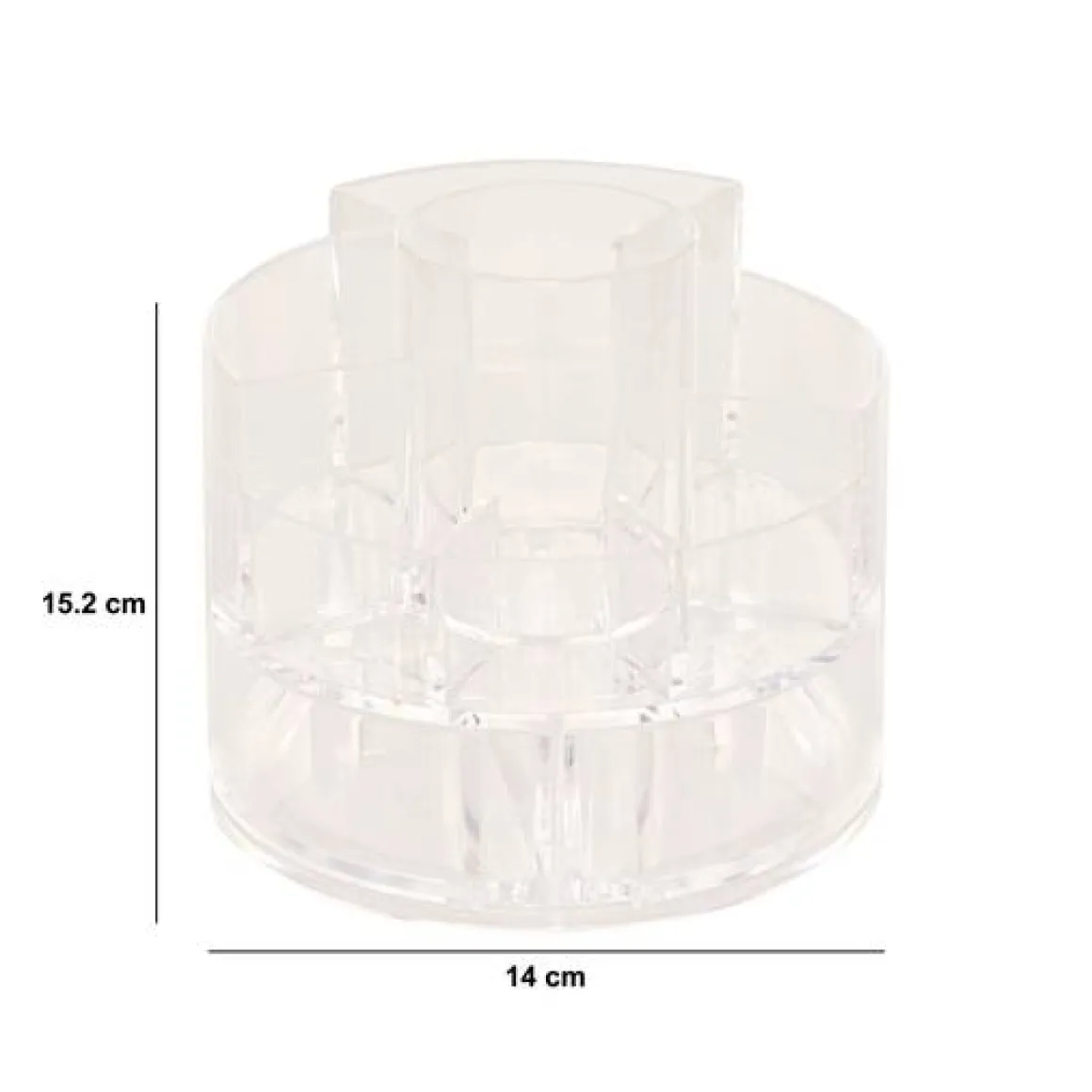 Organiseur, L.15,2 cm, Transparent