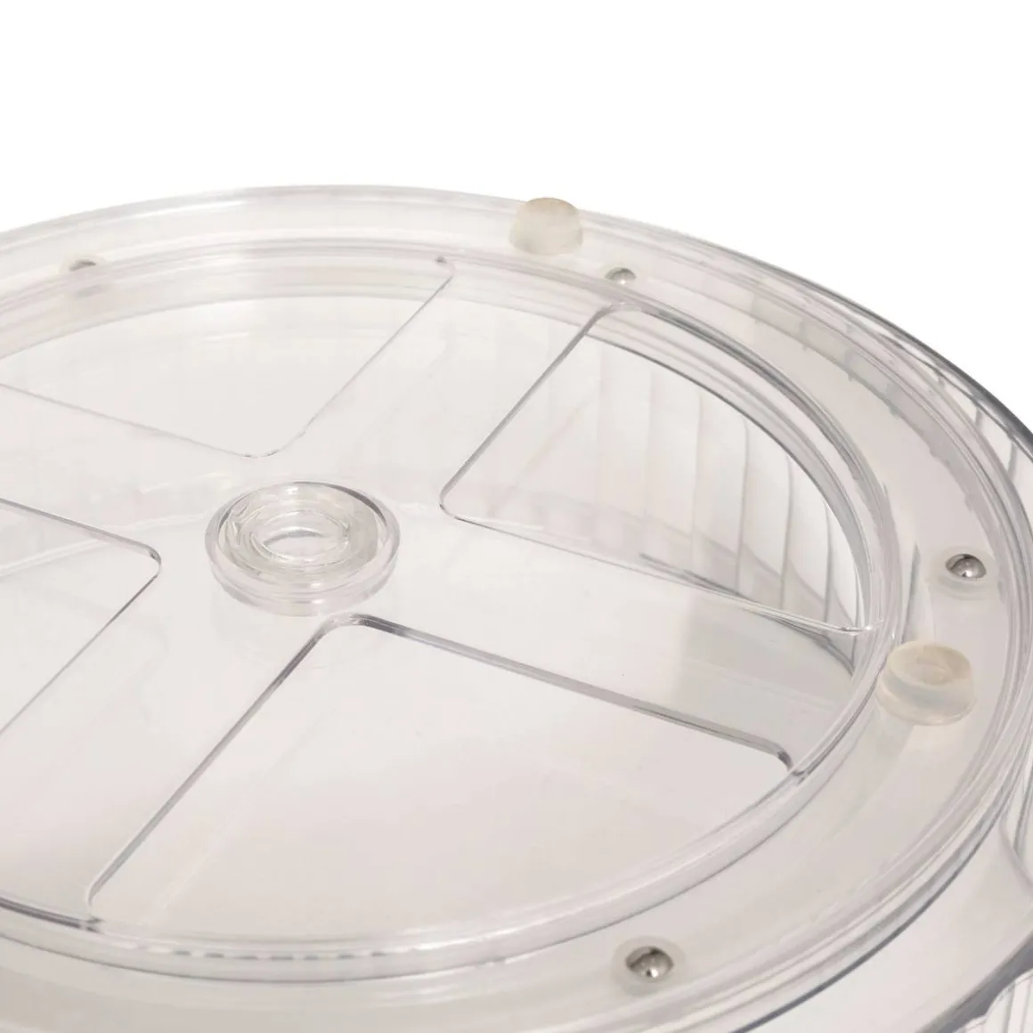 Organiseur rotatif, D.23 cm, Transparent