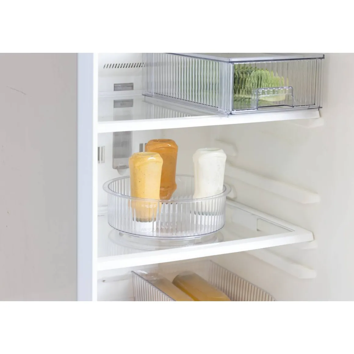 Organiseur rotatif, D.23 cm, Transparent