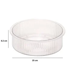 Organiseur rotatif, D.23 cm, Transparent