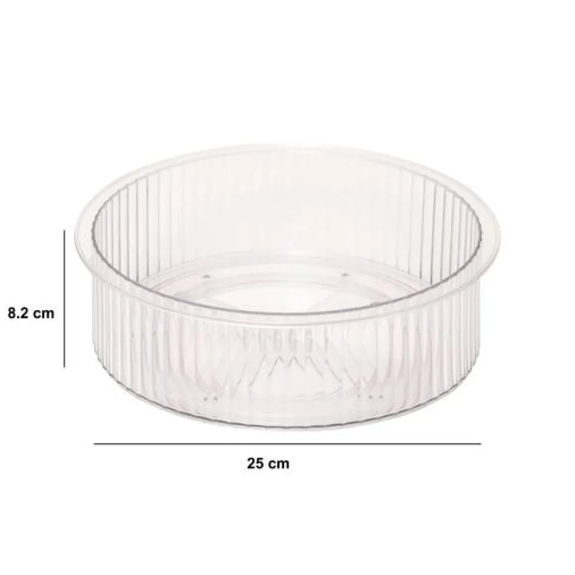 Organiseur rotatif, D.23 cm, Transparent