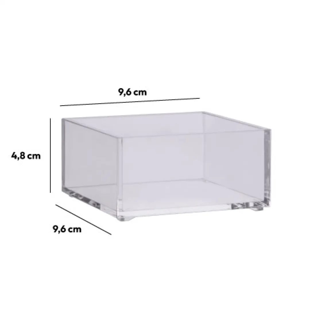 Organiseur 9,6x9,6cm - Transparent