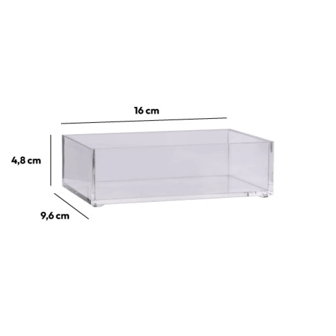 Organiseur 16x9,6cm - Transparent