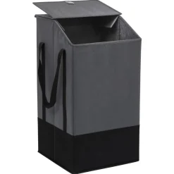Panier à linge, 45 l, Gris