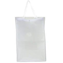 Panier à linge double 50L, Bambou