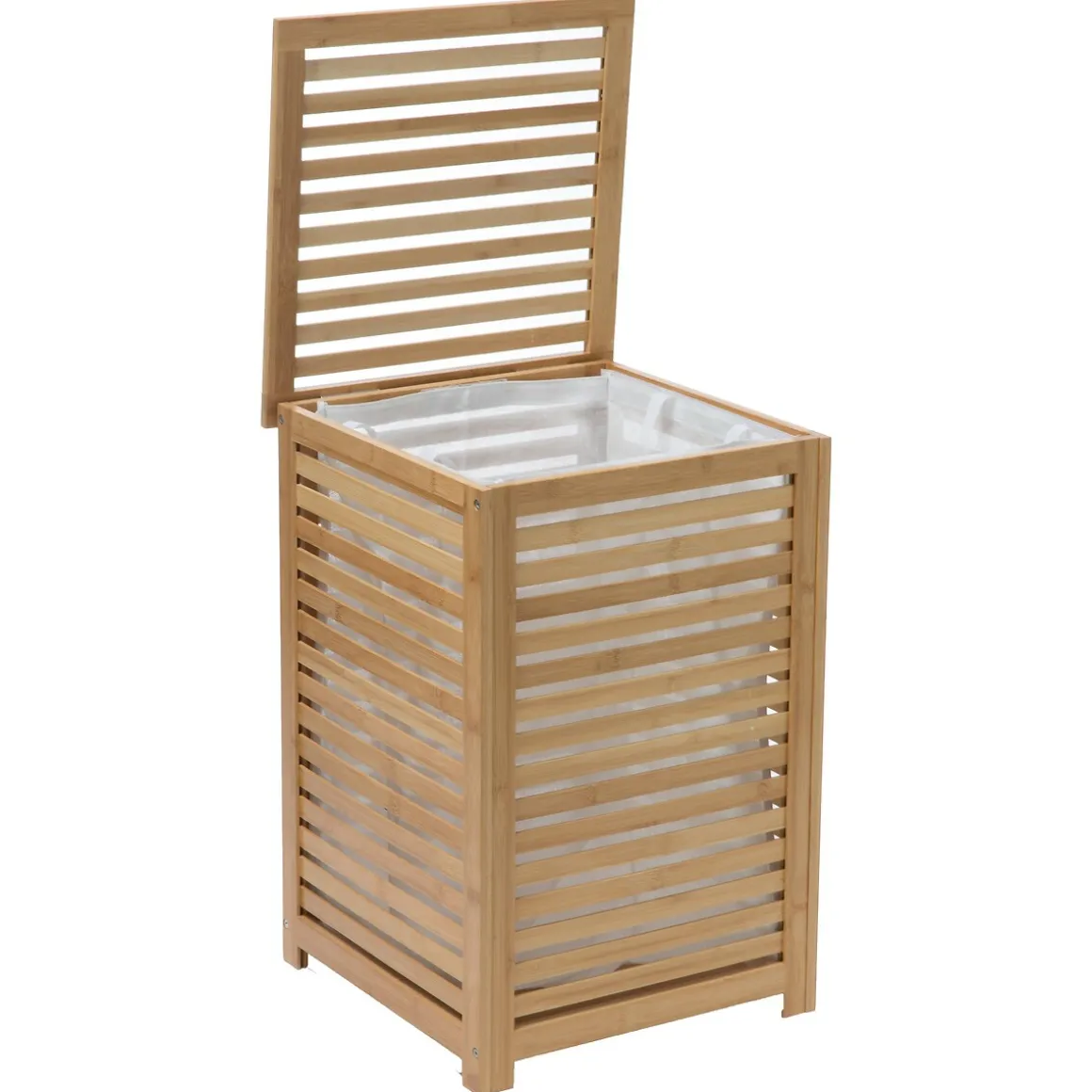 Panier à linge 65L, Bambou