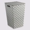 Panier à linge 30L bisauté, Gris clair