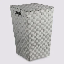 Panier à linge 30L bisauté, Gris clair