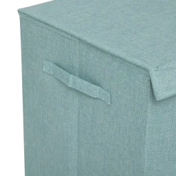 Panier à linge 74L, Bleu artic