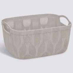 Panier à linge, l.28,7 cm, Beige