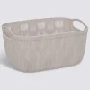 Panier à linge, L.37,7 cm, Beige