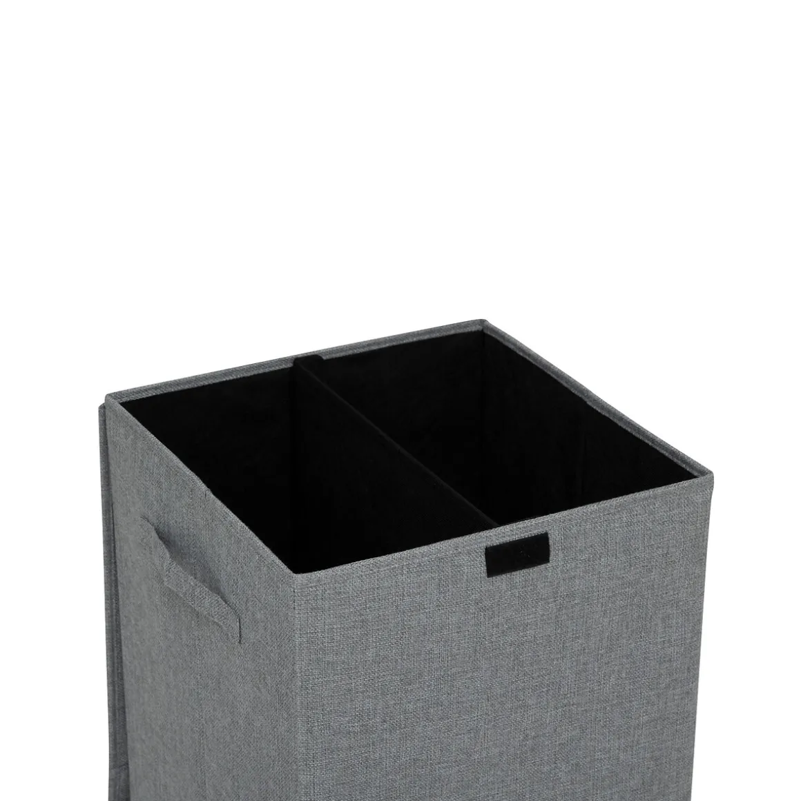 Panier à linge 74L, Gris
