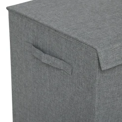 Panier à linge 74L, Gris