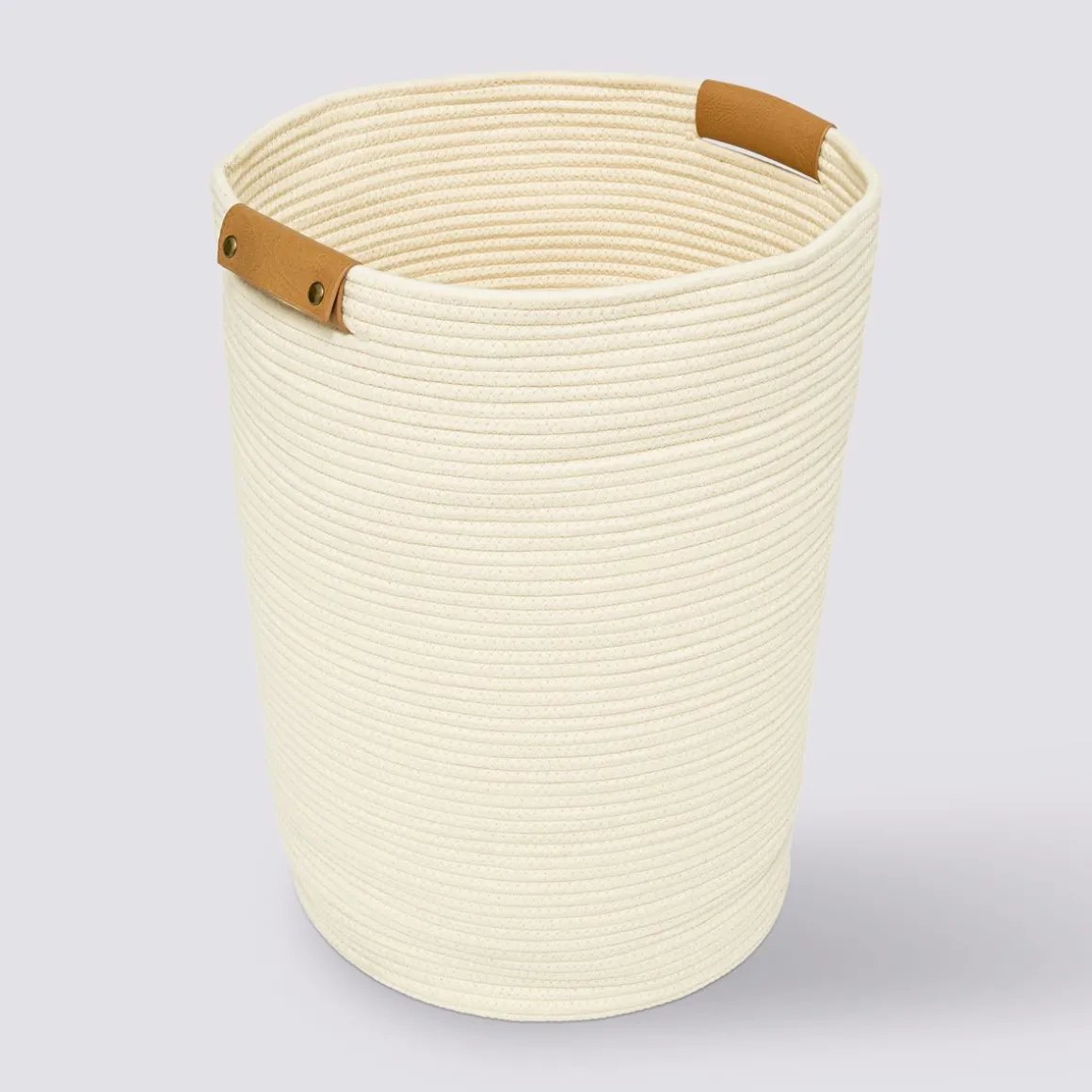 Panier à linge 80L, Ivoire