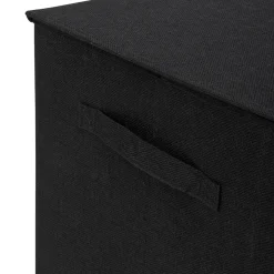 Panier à linge 74L, Noir