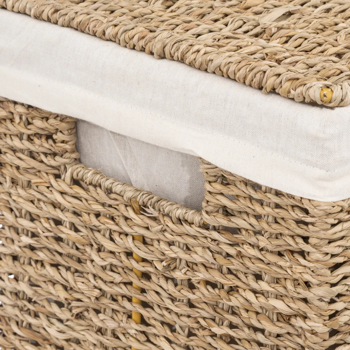 Panier à linge osier 40L