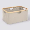 Panier à linge pliable 54L, Gris