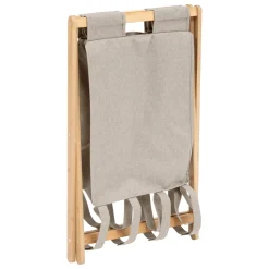 Panier à linge pliable 50L, Gris
