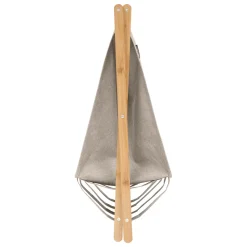 Panier à linge pliable 50L, Gris