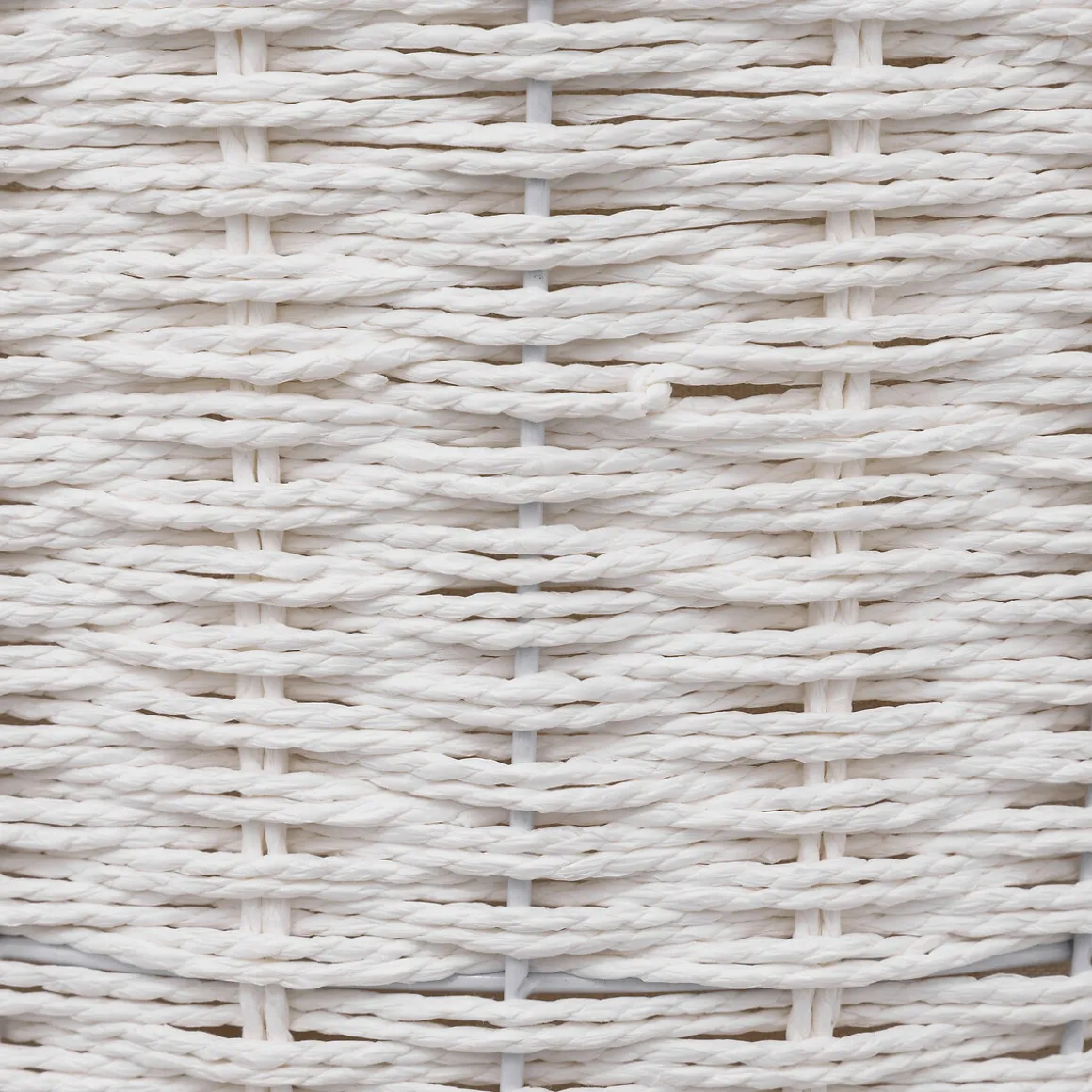Panier à linge rond 40L, Blanc
