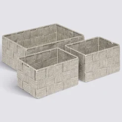 Panier, 3 produits, Beige
