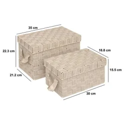 Panier, 2 produits, Beige