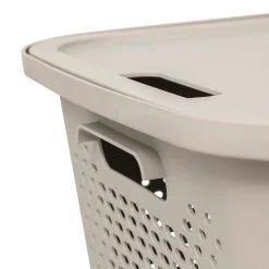 Panier avec couvercle 13,9L, Lin