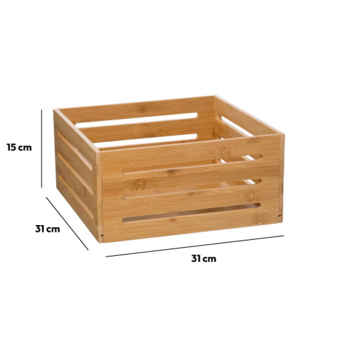 Panier bambou 31x15cm