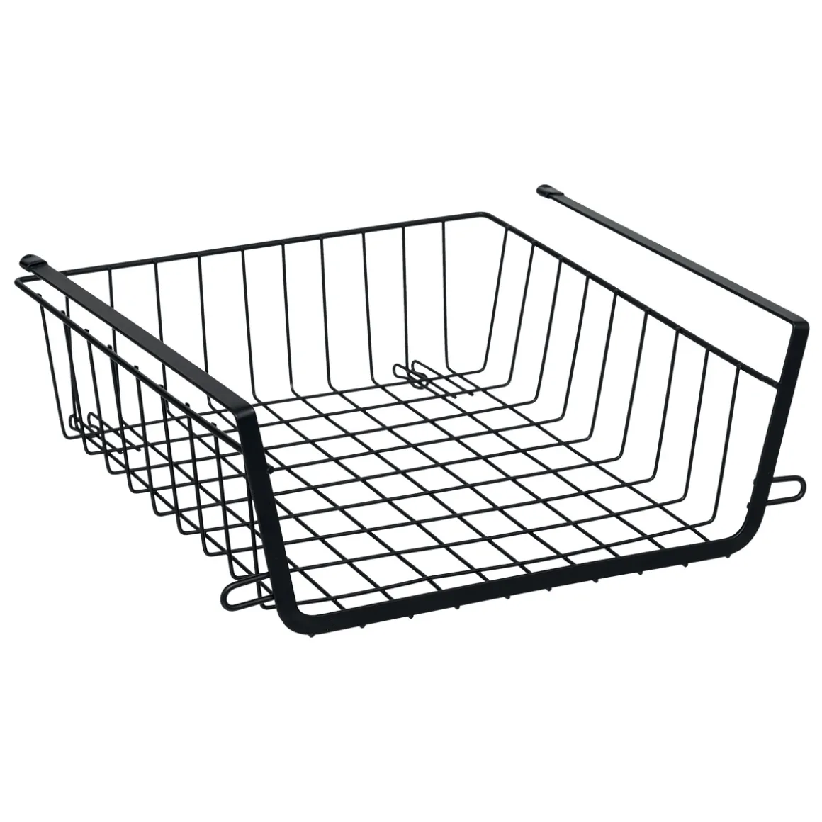 Panier de rangement à suspendre 31,5cm, Noir