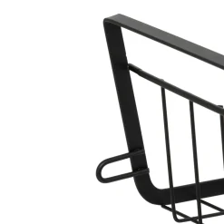 Panier de rangement à suspendre 31,5cm, Noir