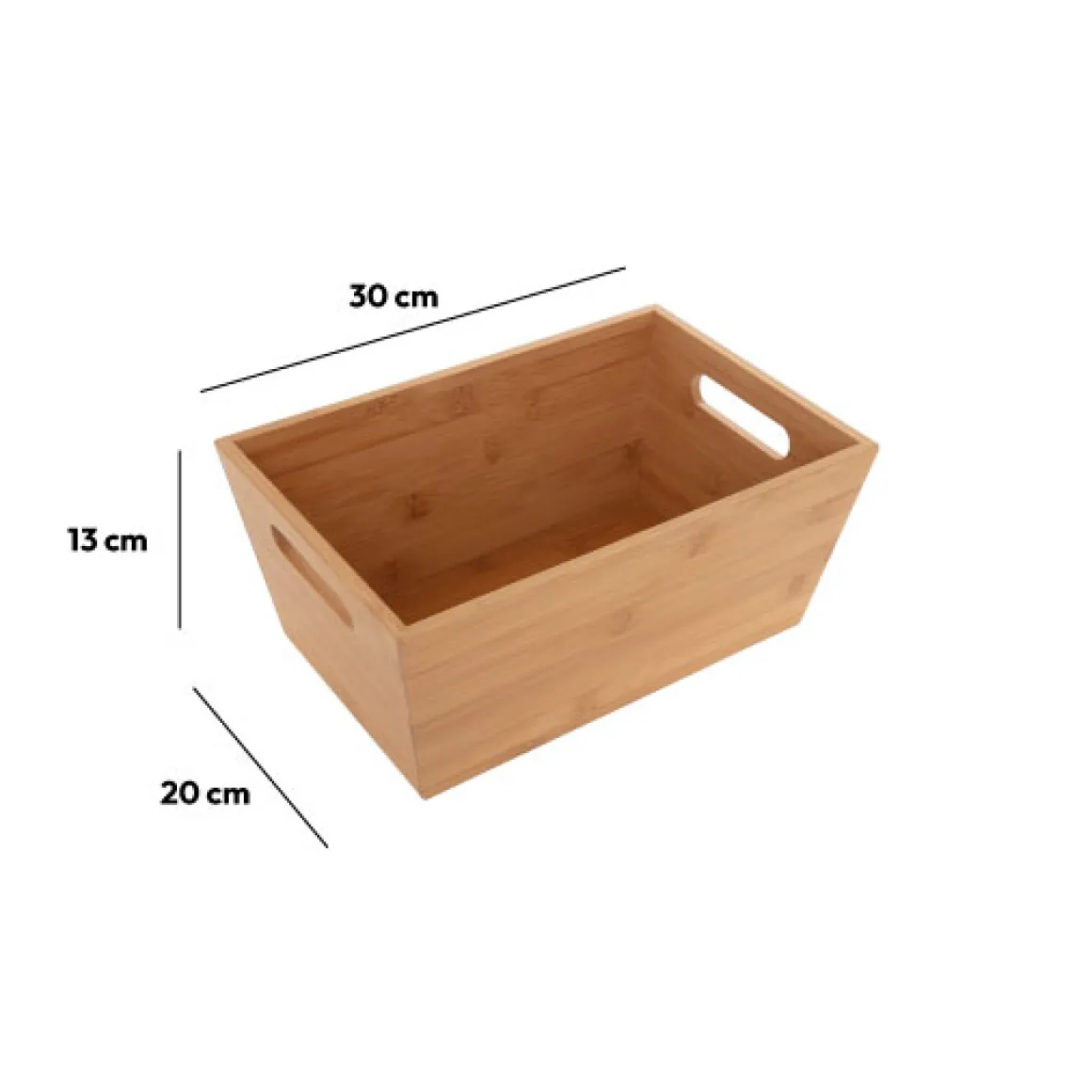 Panier de rangement en bambou