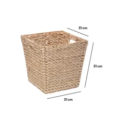 Panier effet jonc 31x31 cm