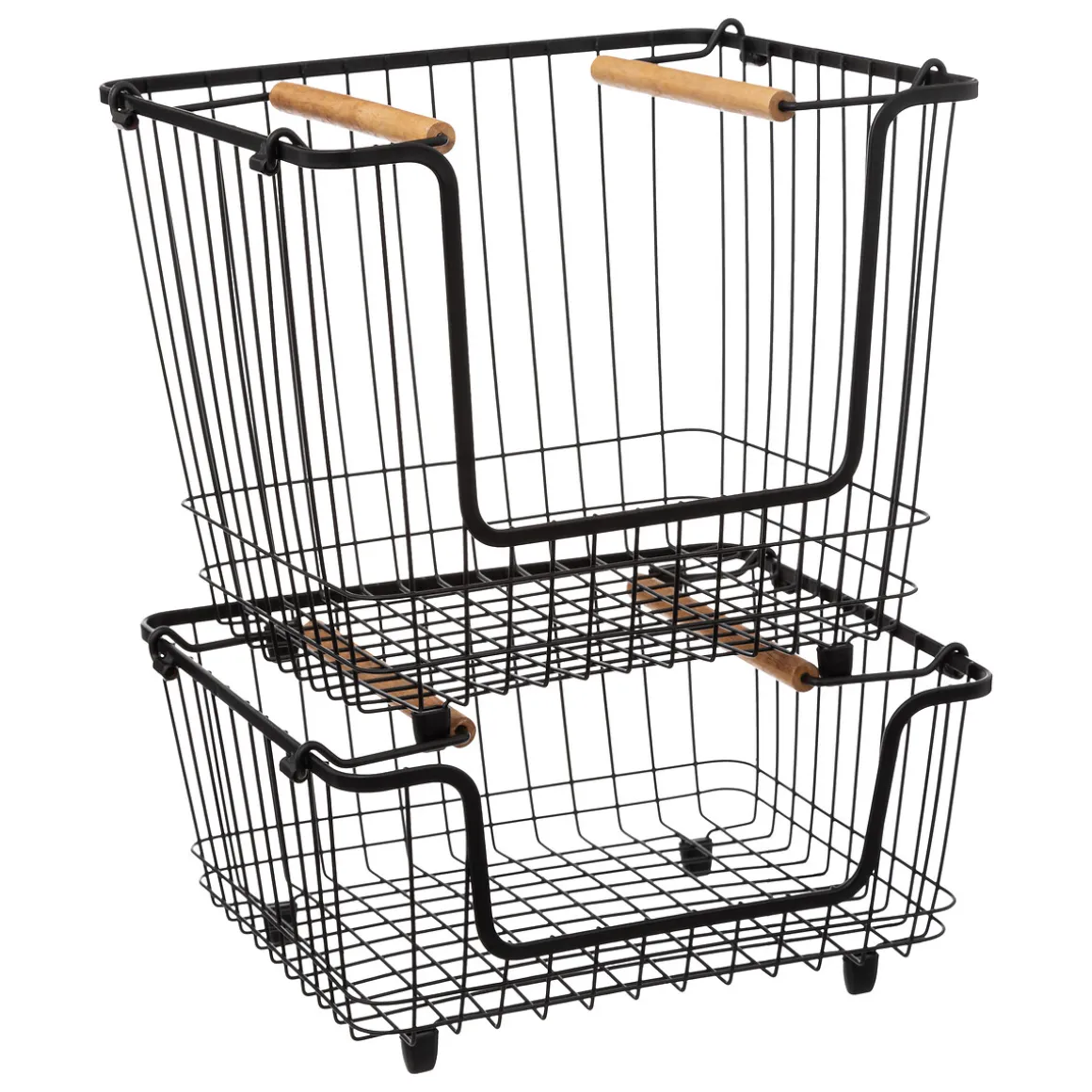 Panier en métal empilable, Moyen format