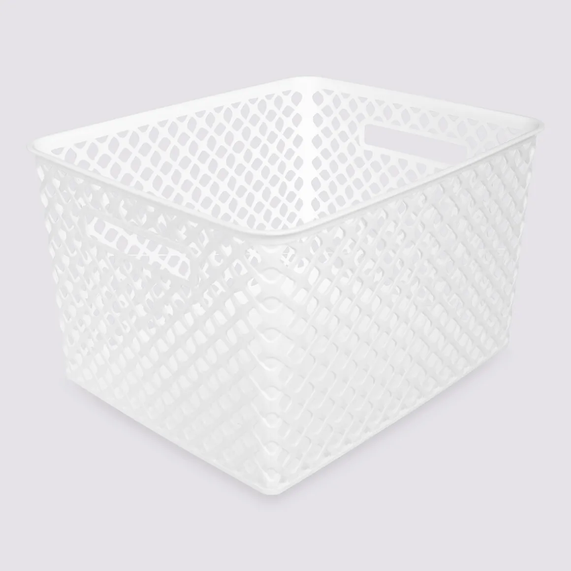 Panier en plastique 19L, Blanc