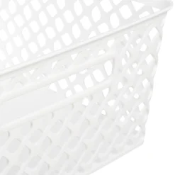 Panier en plastique 11L, Blanc
