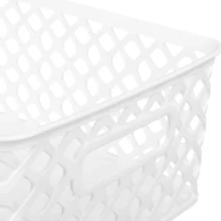 Panier en plastique 4L, Blanc