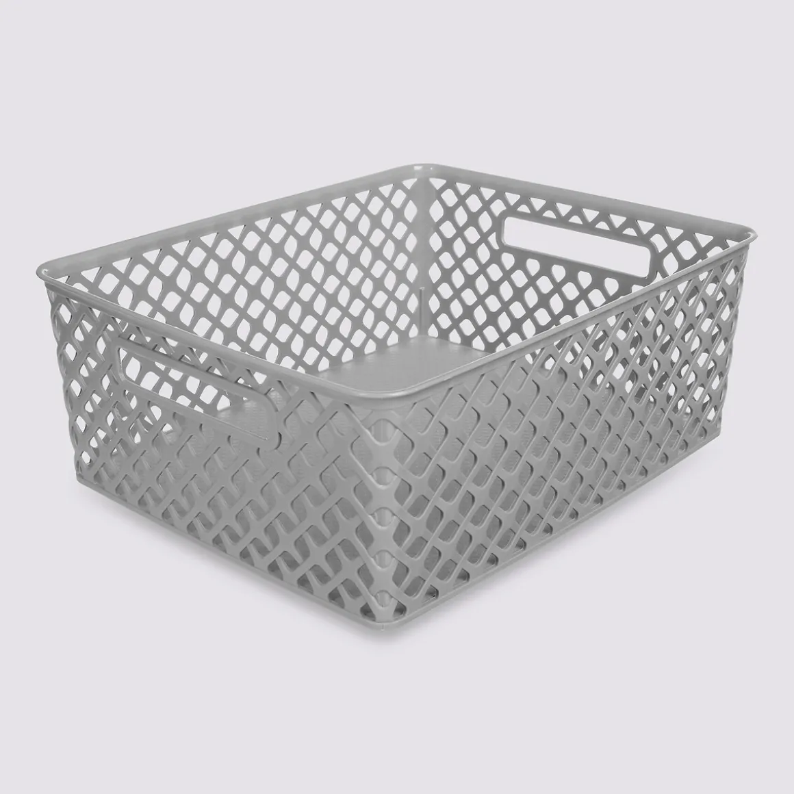 Panier en plastique 11L, Gris