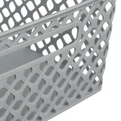Panier en plastique 11L, Gris