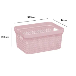Panier en plastique 17L, Gris