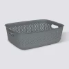 Panier en plastique 10L, Gris