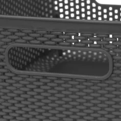 Panier en plastique 4L, Gris anthracite