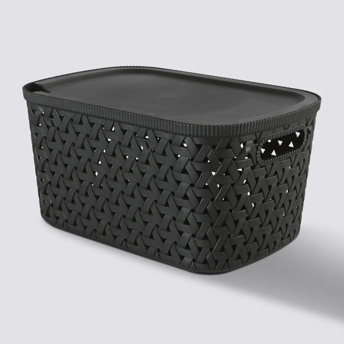 Panier en plastique 6,7L, Noir